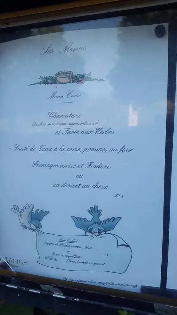 Menu_La Taverne Corse_France_image_4