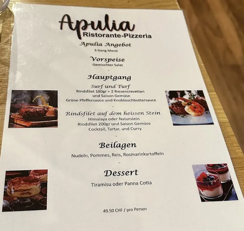 Apulia Ristorante Pizzeria restaurant à Jegenstorf