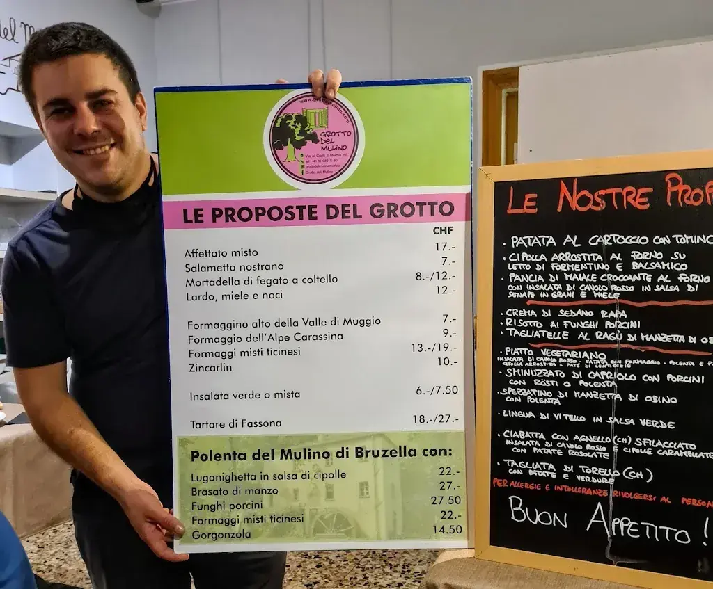 Grotto del Mulino Restaurant in Morbio Inferiore