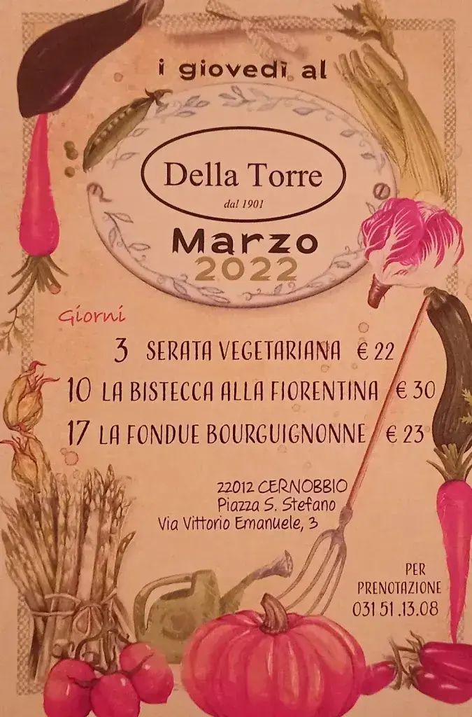 Menu_Albergo Ristorante Della Torre_Italy_image_2