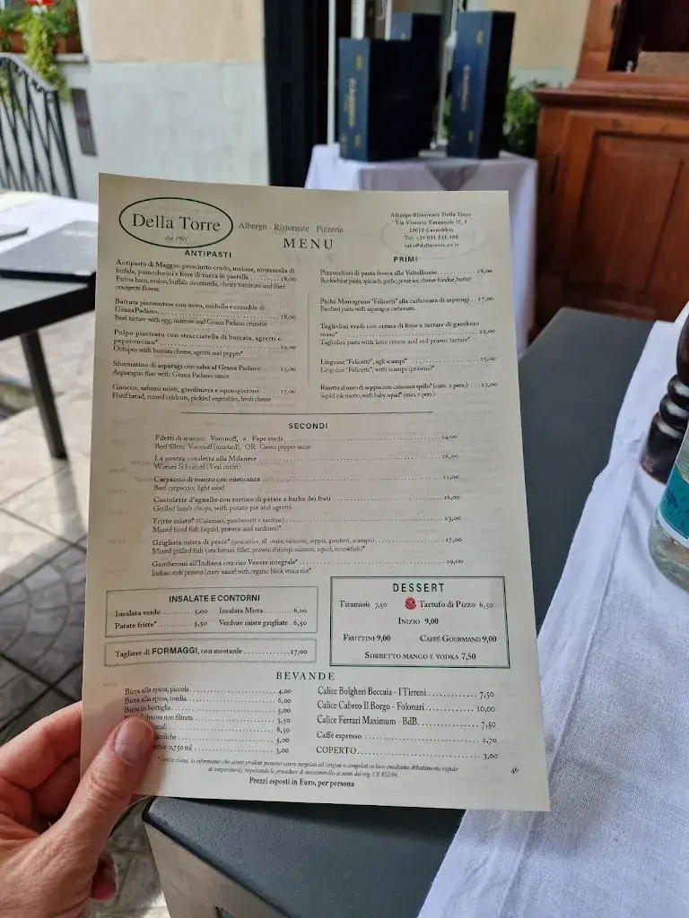Menu_Albergo Ristorante Della Torre_Italy_image_4