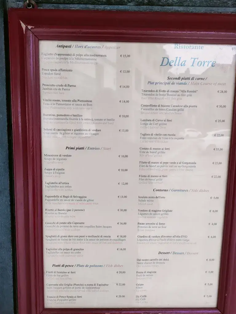 Ristorante Della Torre - Susa_Italy_menu_image_1