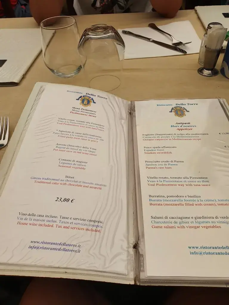 Menu_Ristorante Della Torre - Susa_Italy_image_2