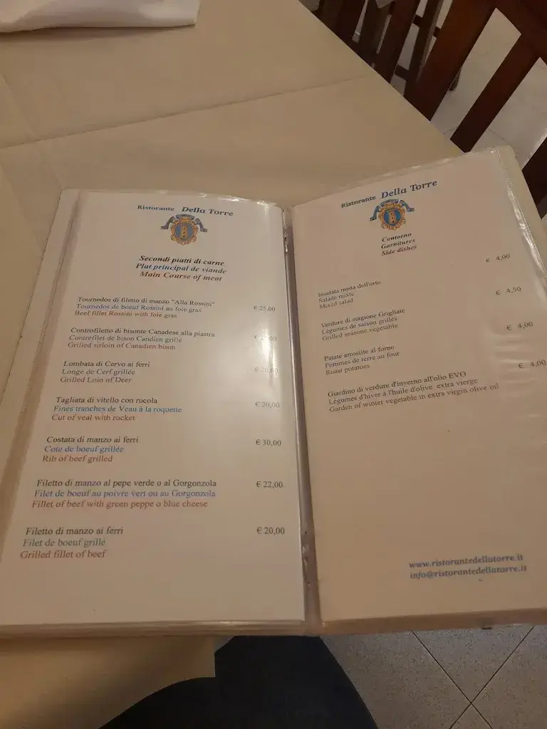 Menu_Ristorante Della Torre - Susa_Italy_image_3