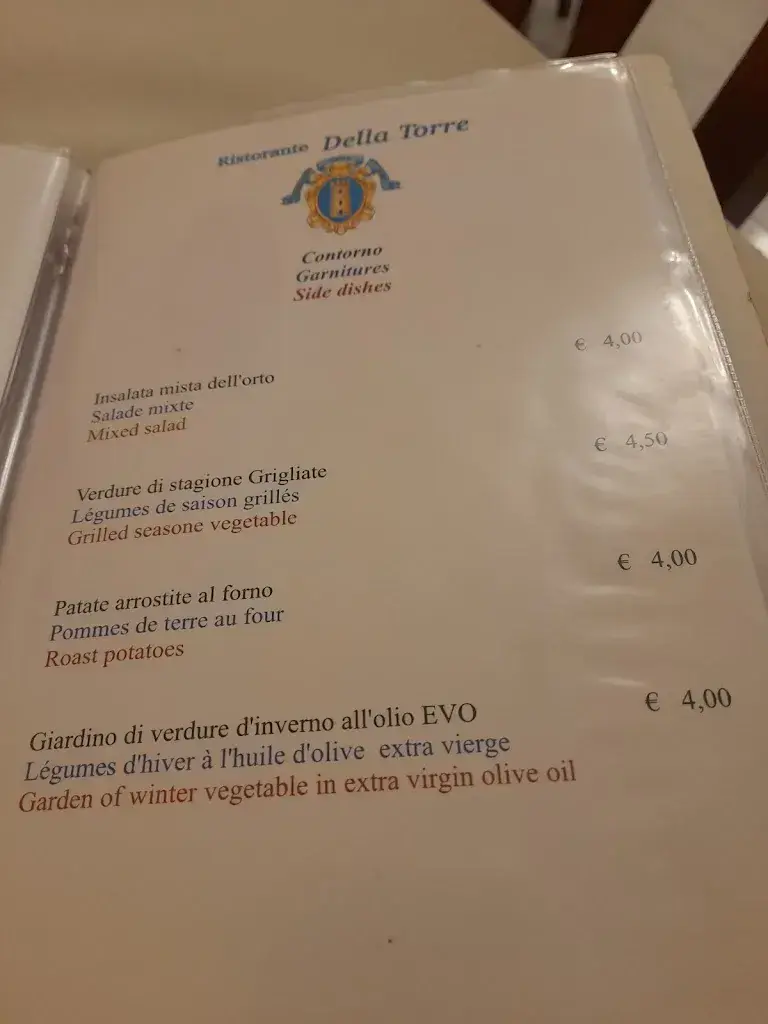 Menu_Ristorante Della Torre - Susa_Italy_image_4