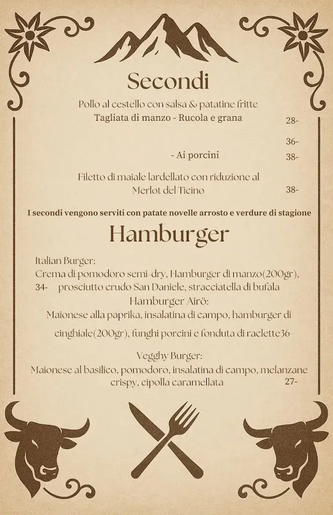 Ristorante Airö - Local food & Steak house ristorante a Airolo