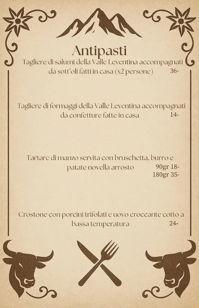 Menu_Ristorante Airö - Local food & Steak house_Airolo_image_3
