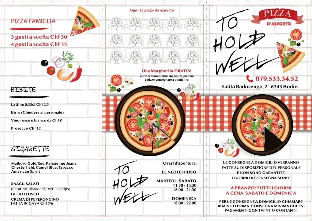 To Hold Well ristorante a Bodio