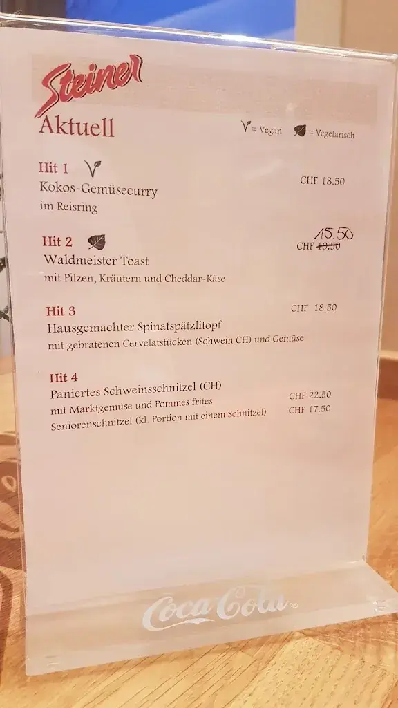 Menu_Steiner-Beck AG_Eschenbach_immagine_2