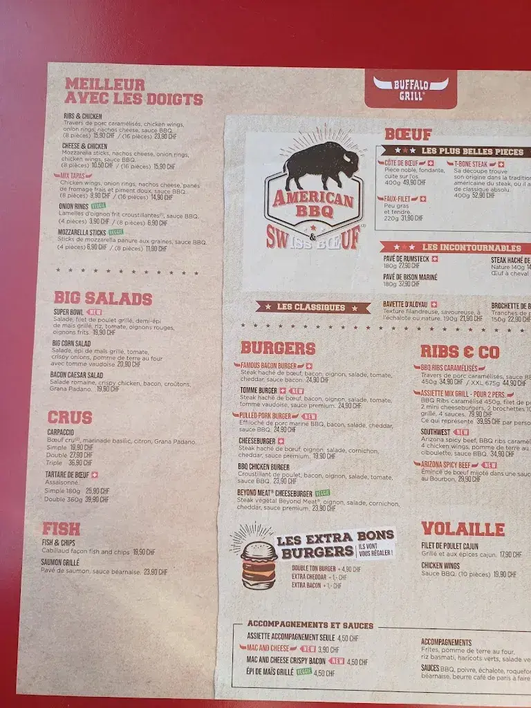 Menu_Buffalo Grill Crissier_Crissier_image_4