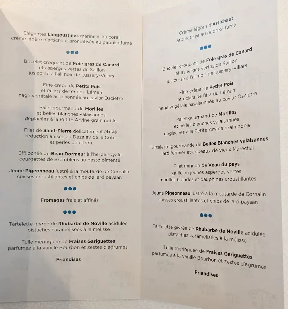 Menu_Restaurant de l'Hôtel de Ville de Crissier_Crissier_image_2