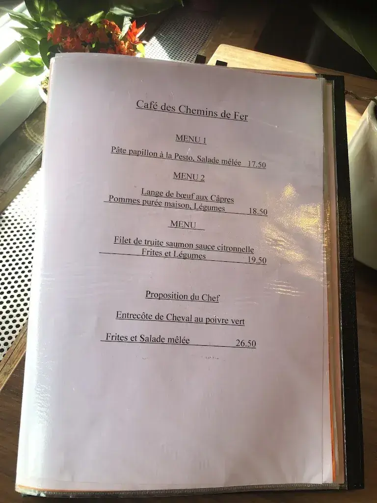 Menu_Restaurant des Chemins de Fer_Crissier_image_3