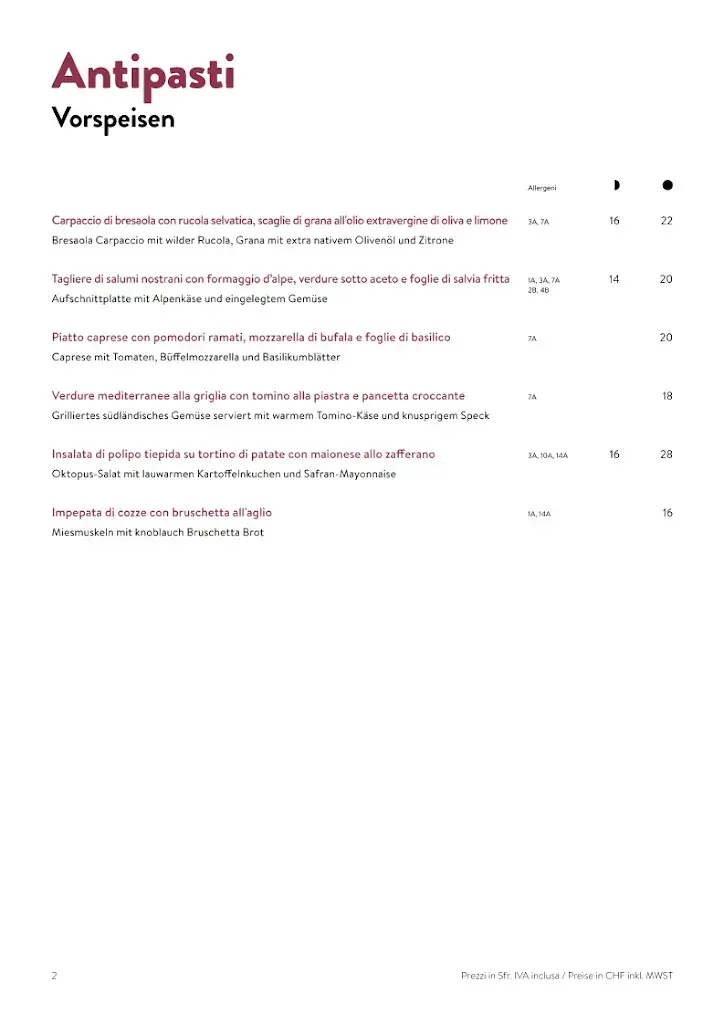 Menu_Ristorante Gnesa_Gordola_imagen_2