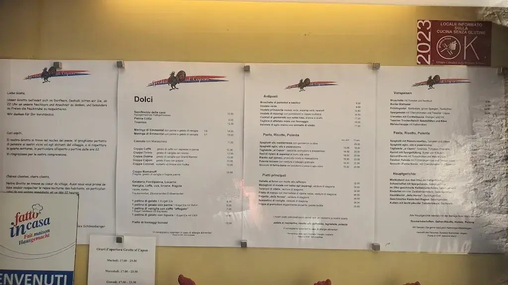 Menu_Grotto al Capon, Brione sopra Minusio_Brione sopra Minusio_immagine_3