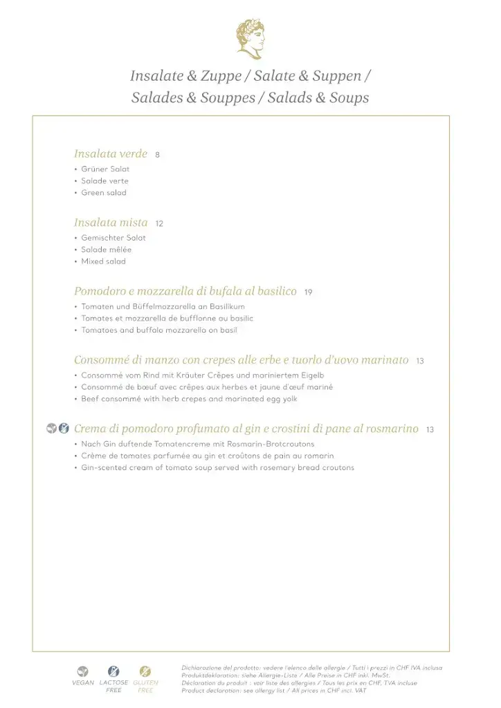 Caesar's Restaurant & Lounge_Brissago_menu_image_1