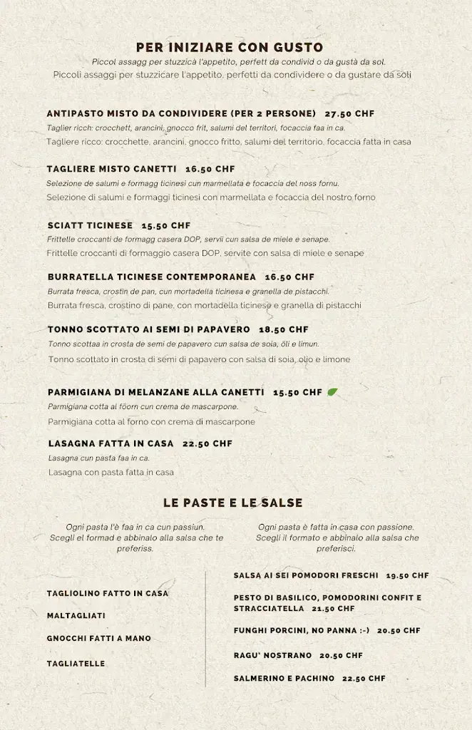 Osteria Canetti Locarno - Piazza Grande_Locarno_menu_image_1