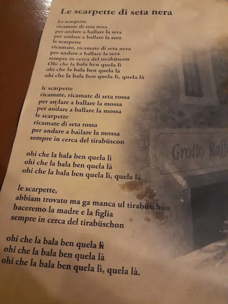 Grotto Raffael restaurant in Losone