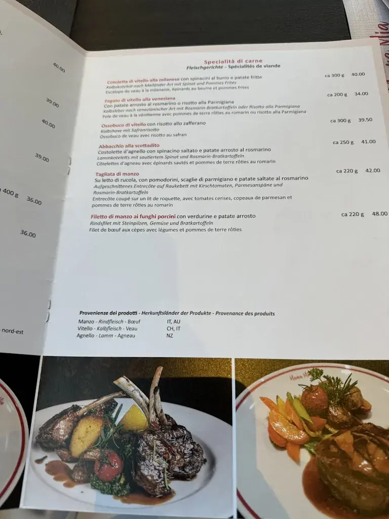 Mama Mia Ristorante Pizzeria restaurante en Locarno