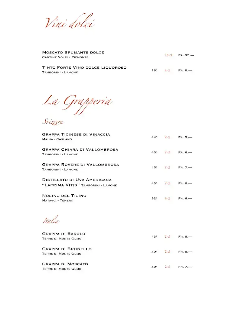 Menü_Ristorante - Pizzeria San Michele_Caslano_Bild_2