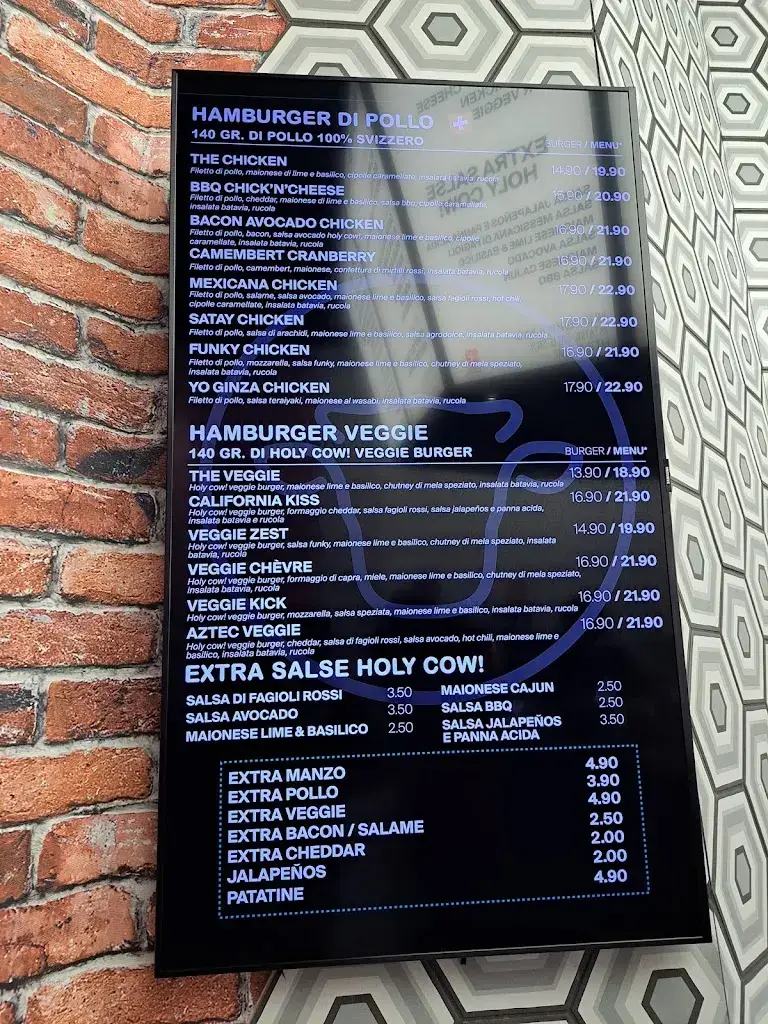 HolyCow! Gourmet Burger Co. GRANCIA Restaurant in Grancia