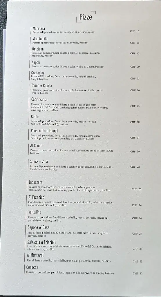 Menu_Lo Storico - Pizzeria - parcheggi disponibili anche c/o Scuole Pazzallo_Pazzallo_image_2