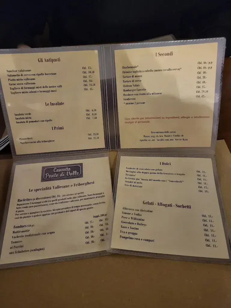 Menu_Ristorante Canvetto Ponte Di Valle_Canobbio_imagen_3