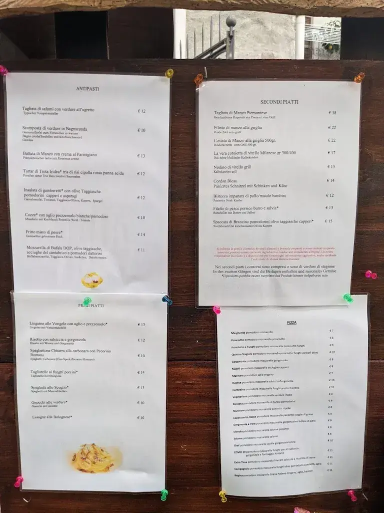 Menu_Bar Trattoria Pizzeria Della Volpe_Italy_image_2