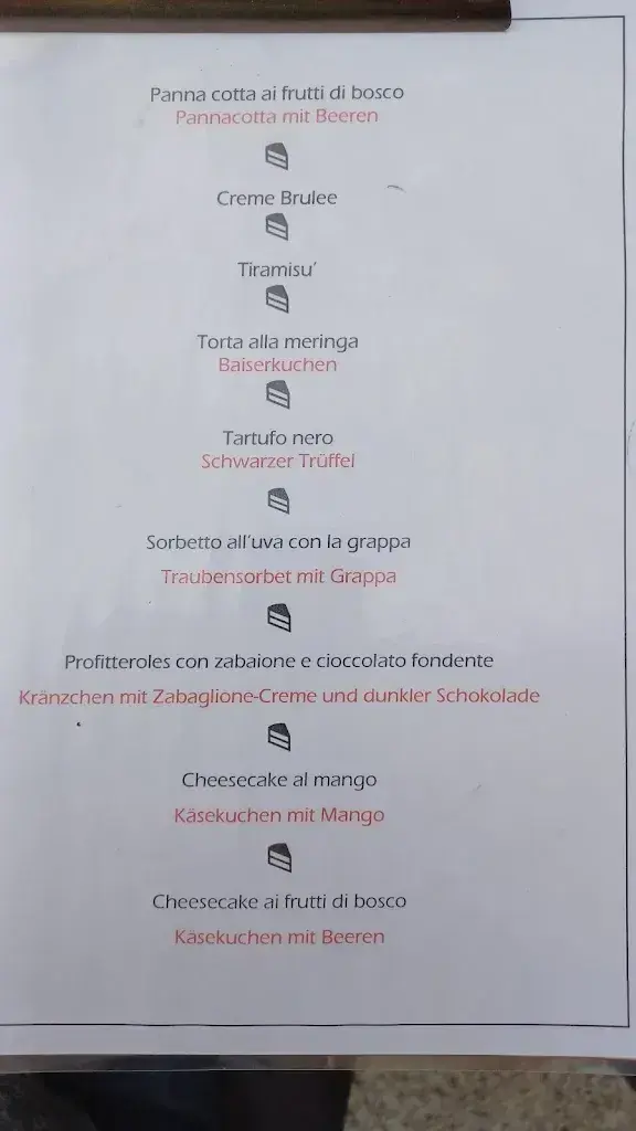 Menu_Bar Trattoria Pizzeria Della Volpe_Italy_image_4