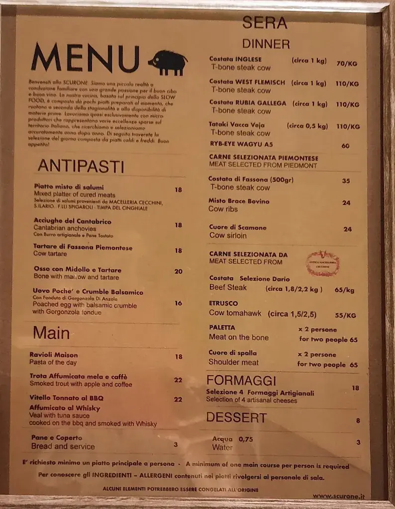 Scurone Bottega e Grottino ristorante a Italy