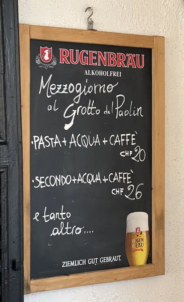 Menu_Grotto del Paolin_Lugano_image_3