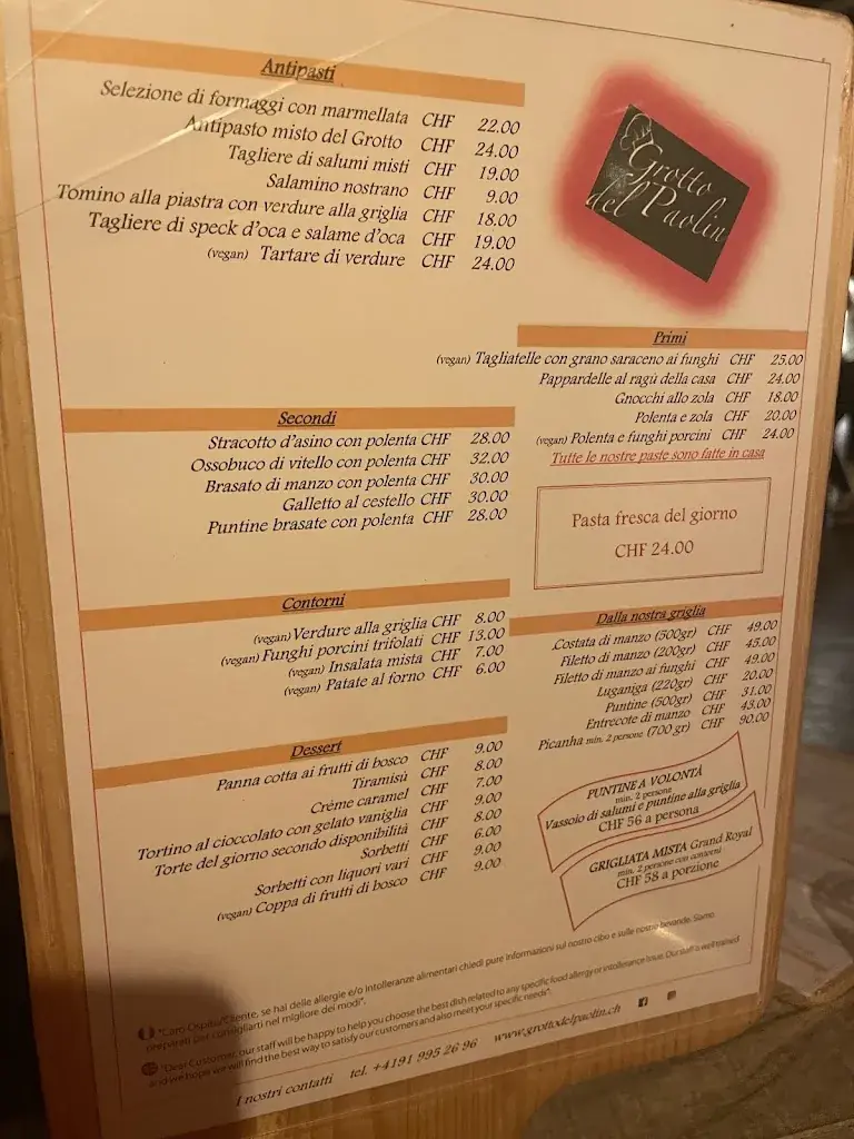 Menu_Grotto del Paolin_Lugano_image_4