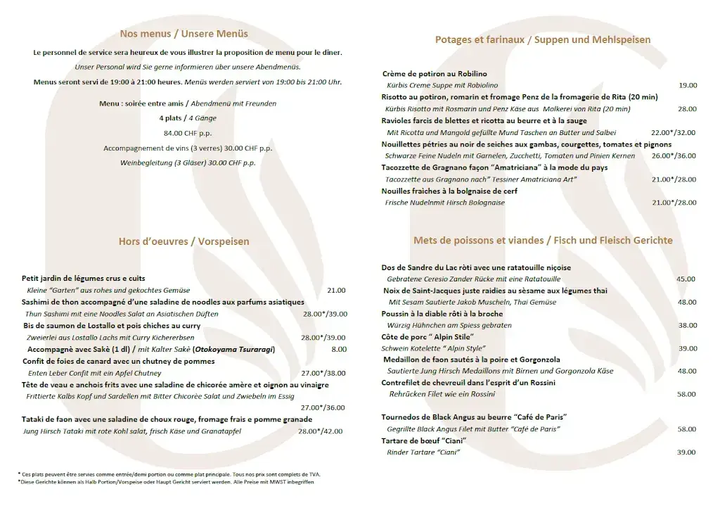 Menu_Ciani Lugano_Lugano_image_2