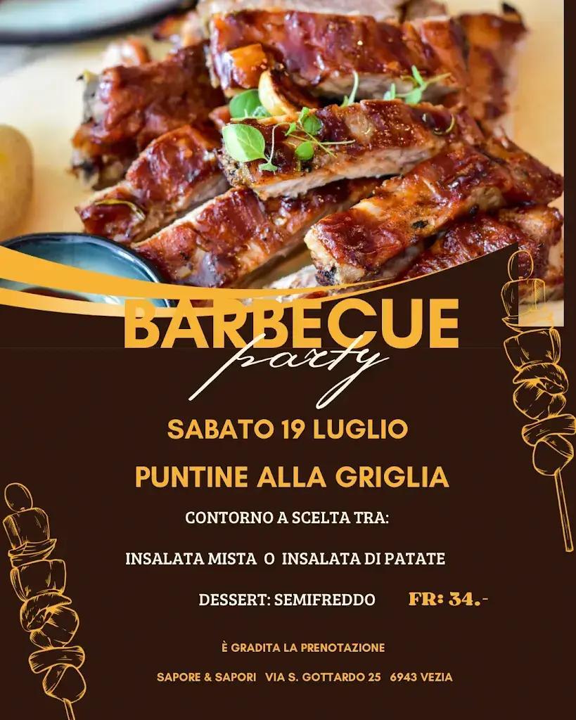 Sapore & Sapori Ristorante, Pizzeria e Bar restaurante en Vezia