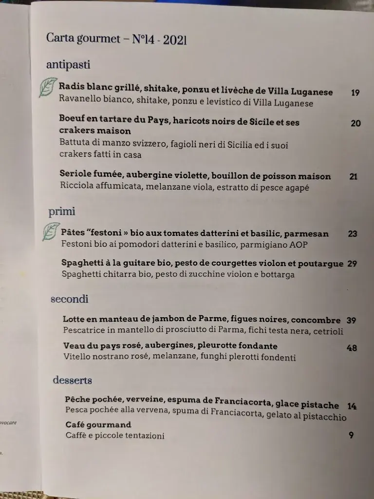 agapé - cucina bistronomica a Lugano restaurant in Lugano