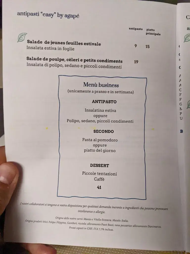 Menu_agapé - cucina bistronomica a Lugano_Lugano_image_3