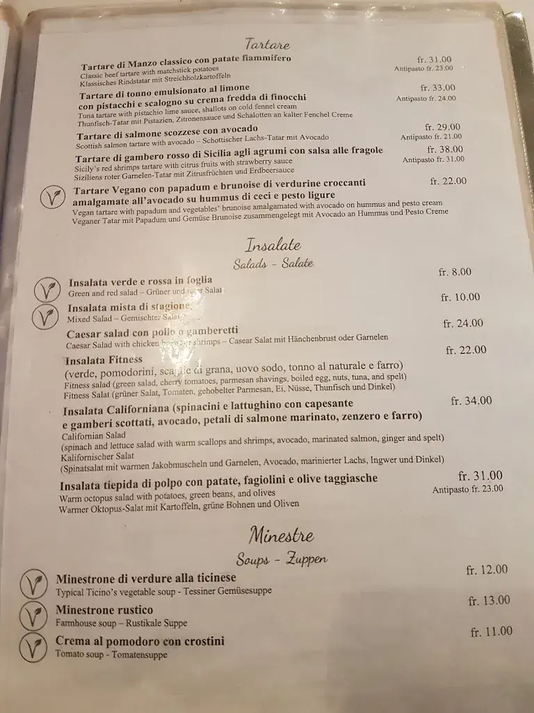 Ristorante Trattoria Galleria restaurant in Lugano