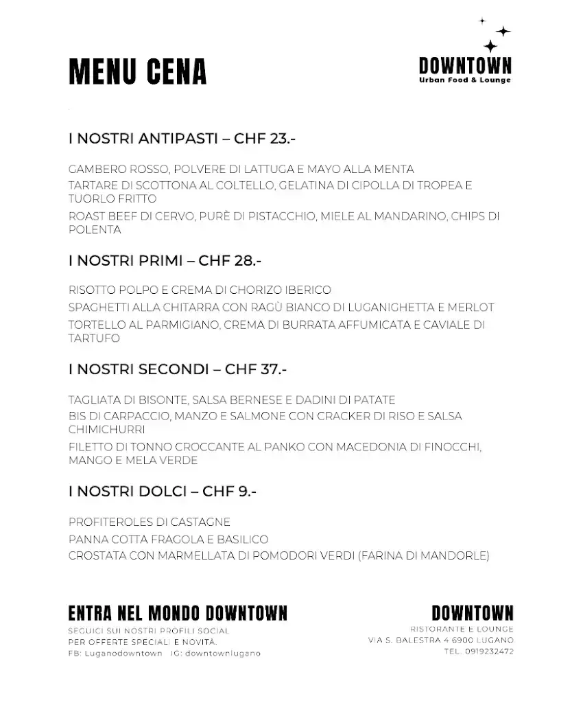 Downtown Lugano_Lugano_menu_image_1