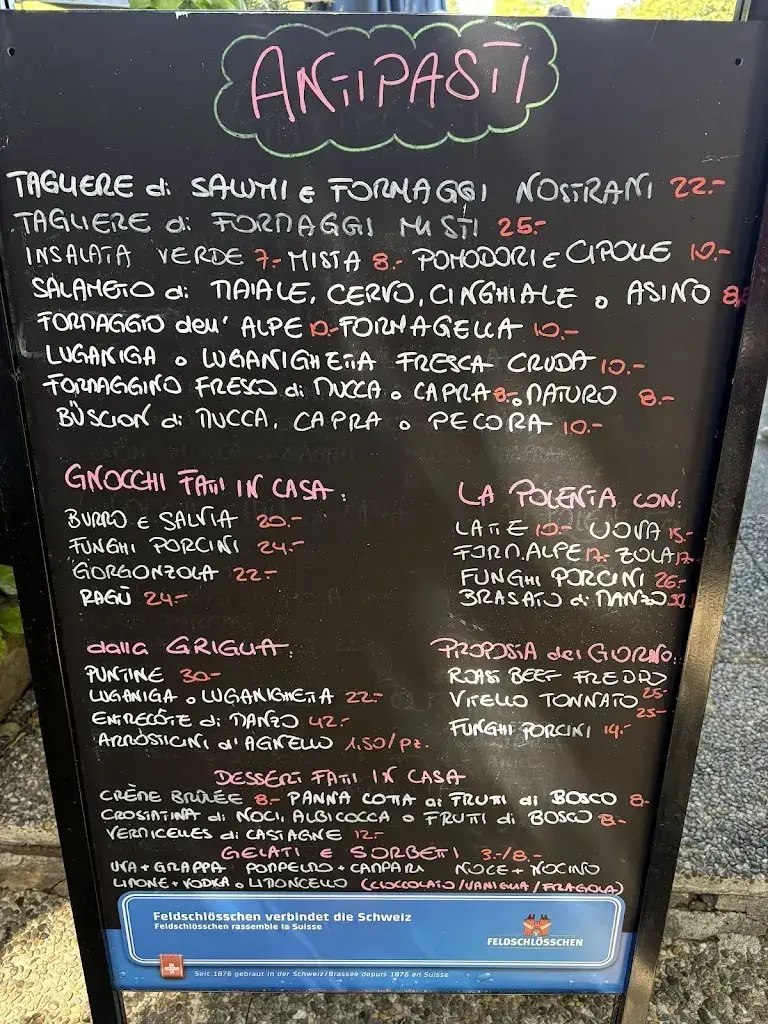 Menu_Grotto Monte Creda_Lugano_image_2
