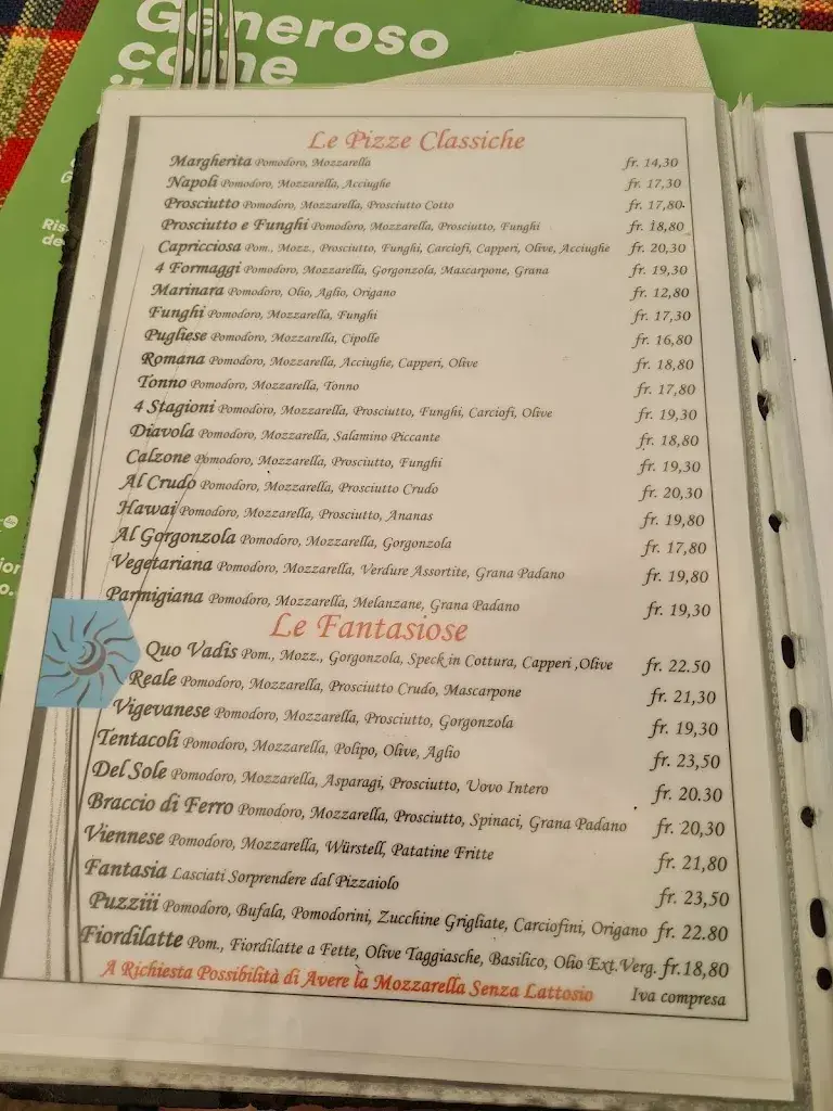 Menu_Ristorante Pizzeria del Sole_Pregassona_image_4