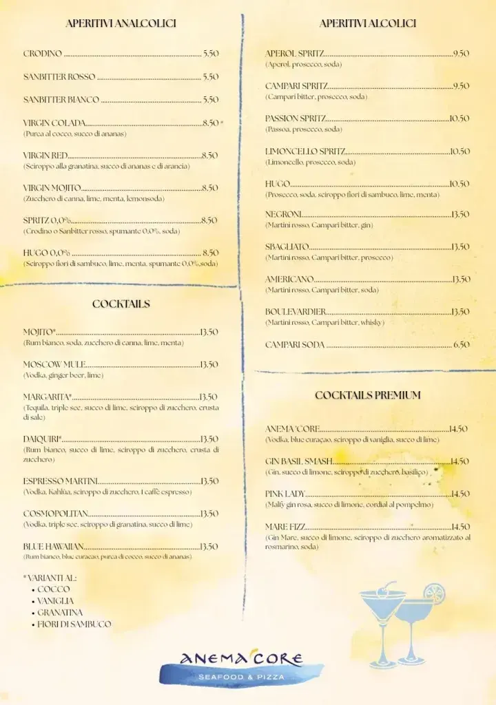 AnemaCore - Seafood & Pizza Ristorante, Viganello_Viganello_menu_image_1