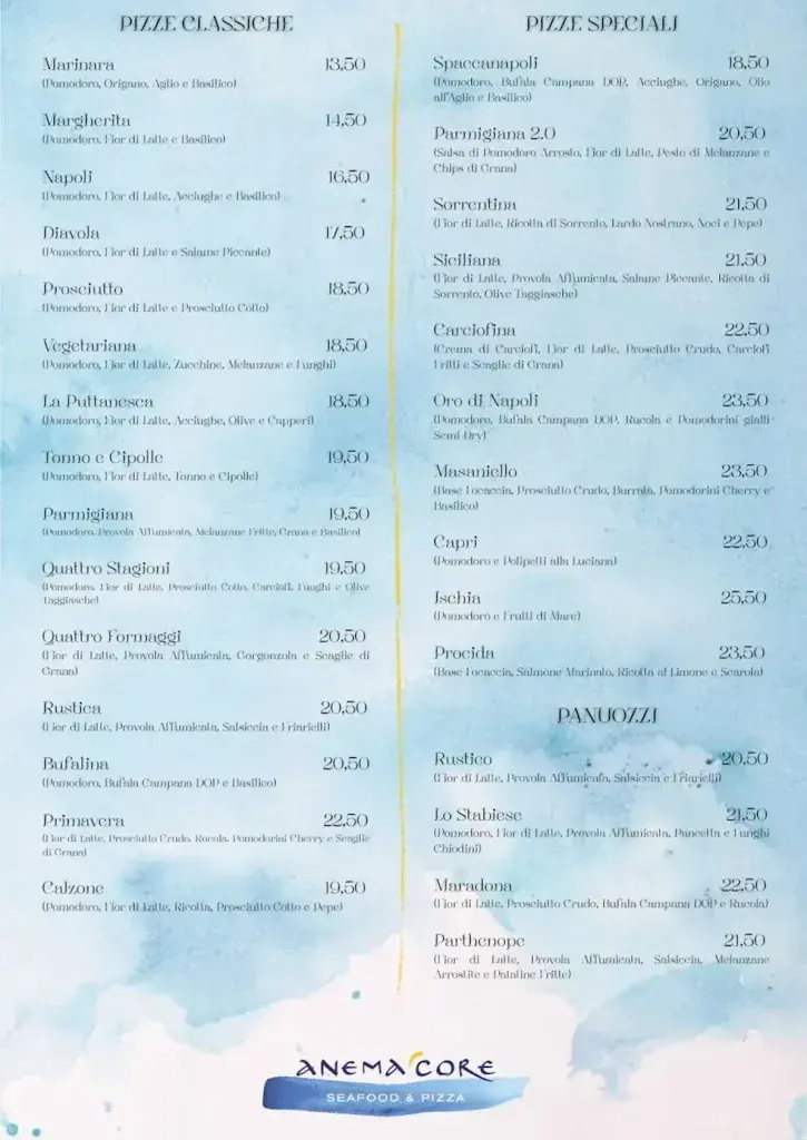 Menu_AnemaCore - Seafood & Pizza Ristorante, Viganello_Viganello_image_2