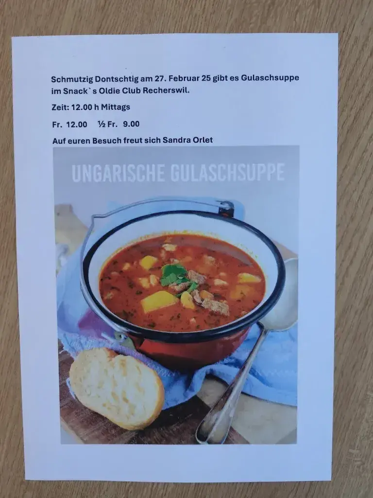 Snack's Oldie Club_Recherswil_menu_image_1