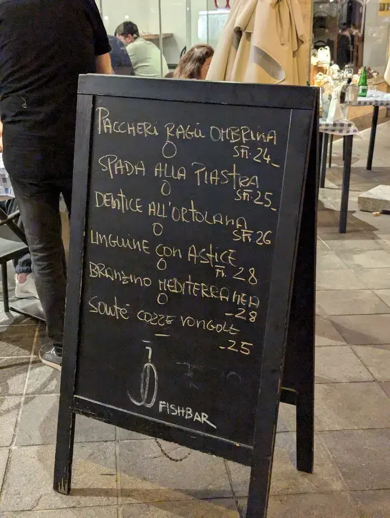 Jo fishbar ristorante a Lugano