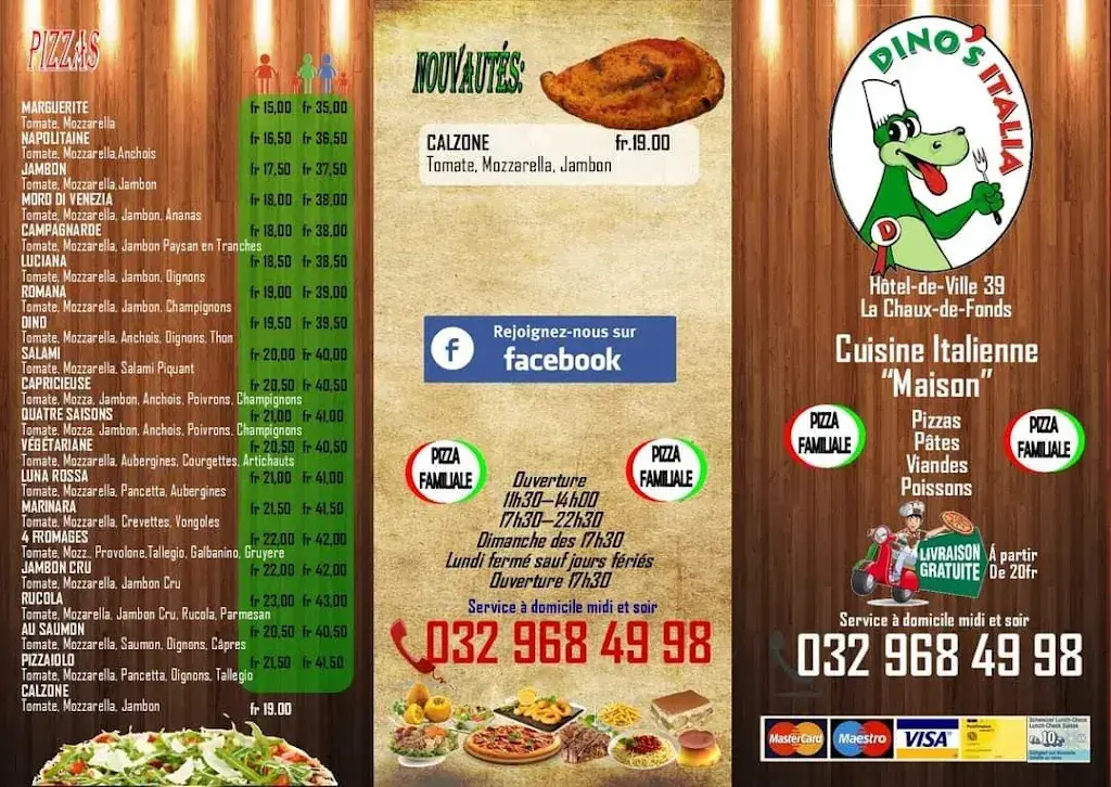 Menu_Dino's Italia Pizzeria_La Chaux-de-Fonds_image_4