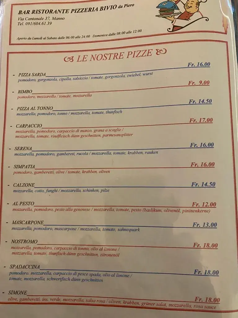Menu_Bar-Ristorante pizzeria Bivio_Manno_image_2