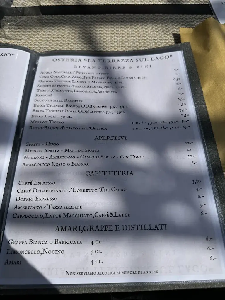 Menu_Osteria la Terrazza sul Lago_Morcote_image_2