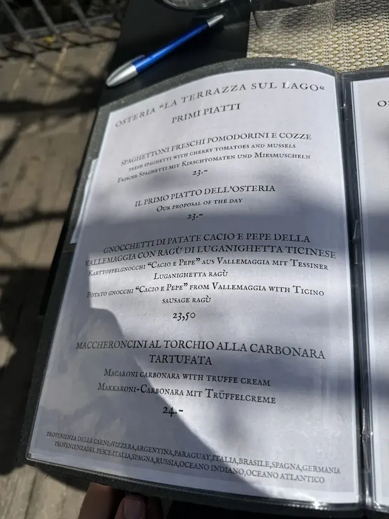Menu_Osteria la Terrazza sul Lago_Morcote_image_4