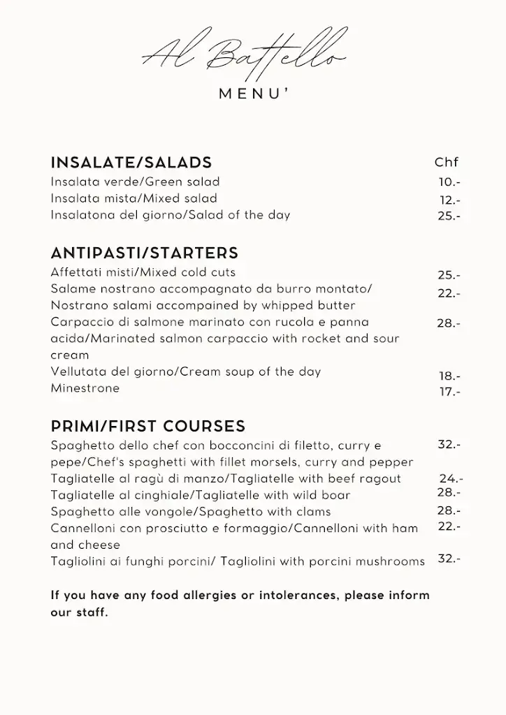 Menu_Albergo Ristorante Al Battello_Morcote_image_4