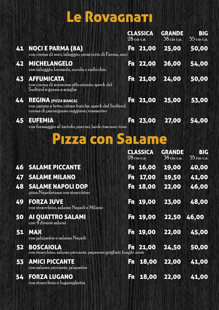 Michelangelo Spizzicoteca - Pizzeria ristorante a Massagno
