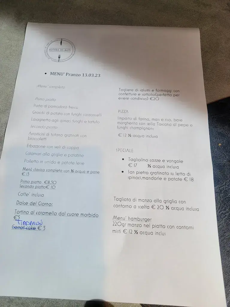 Menu_Ristorante Hosteria dei matti Arosio_Italy_immagine_2